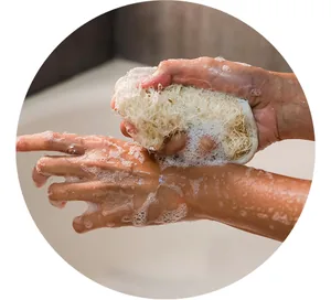 Step 1: cleanse skin